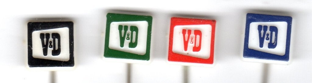 4 speldjes V & D VROOM EN DREESMAN (A2), Ophalen of Verzenden, Gebruikt, Overige onderwerpen