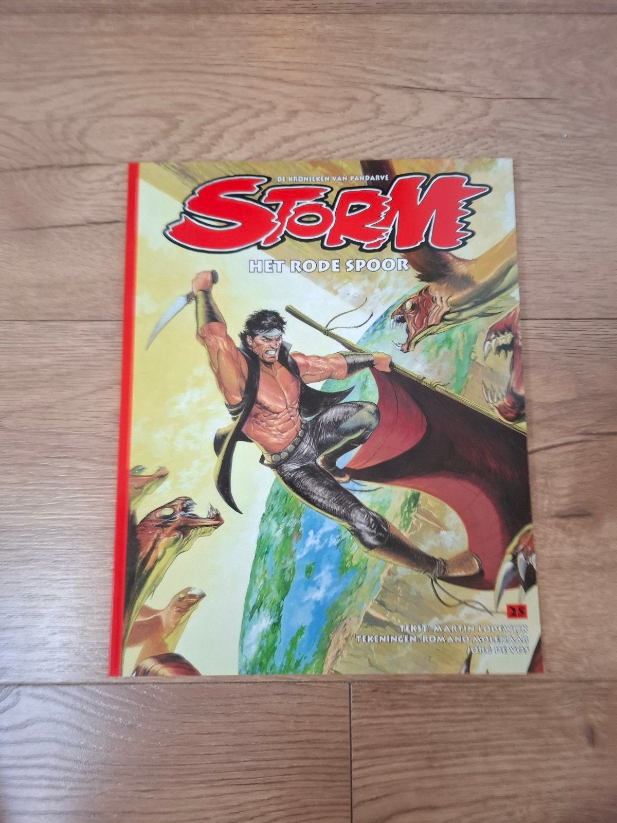 Storm - Het Rode Spoor (De Kronieken van Pandarve), Eén stripboek, Ophalen of Verzenden, Gelezen, Martin Lodewijk, Romano Molenaar, Jorg de Vos