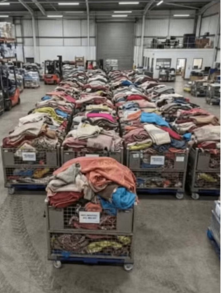 100% Wollen Dekens (Sole Mio e.a.) – Per Palletbox, Ophalen, Gebruikt