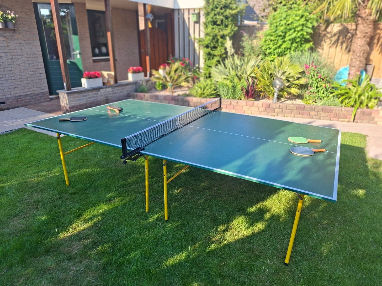 Tafeltennistafel voor buiten - Gebruikt, Sport en Fitness, Tafeltennis, Ophalen of Verzenden, Gebruikt, Tafel Outdoor