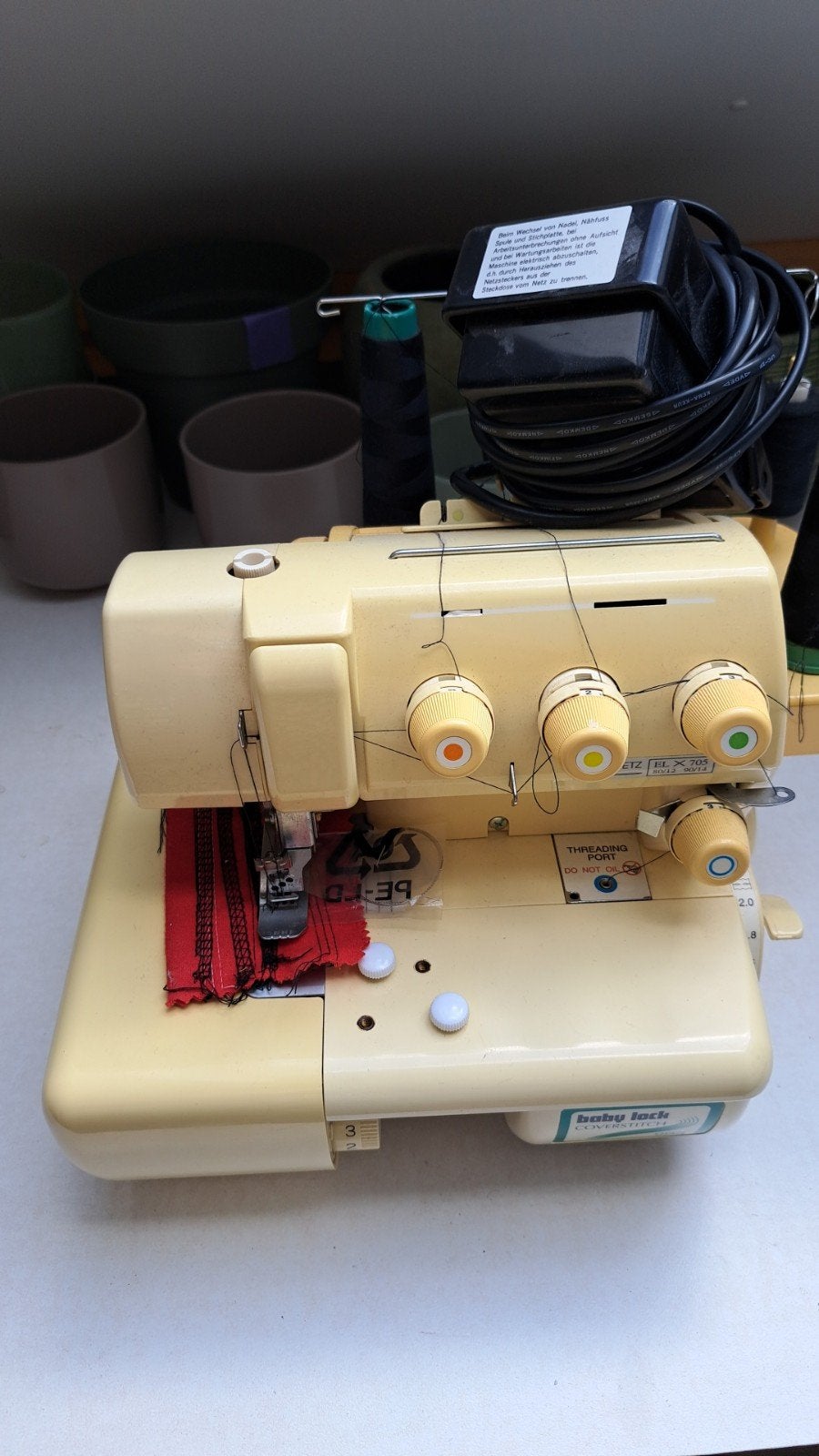Baby Lock BLCS Lockmachine, Ophalen, Gebruikt, Lockmachine, Overige merken