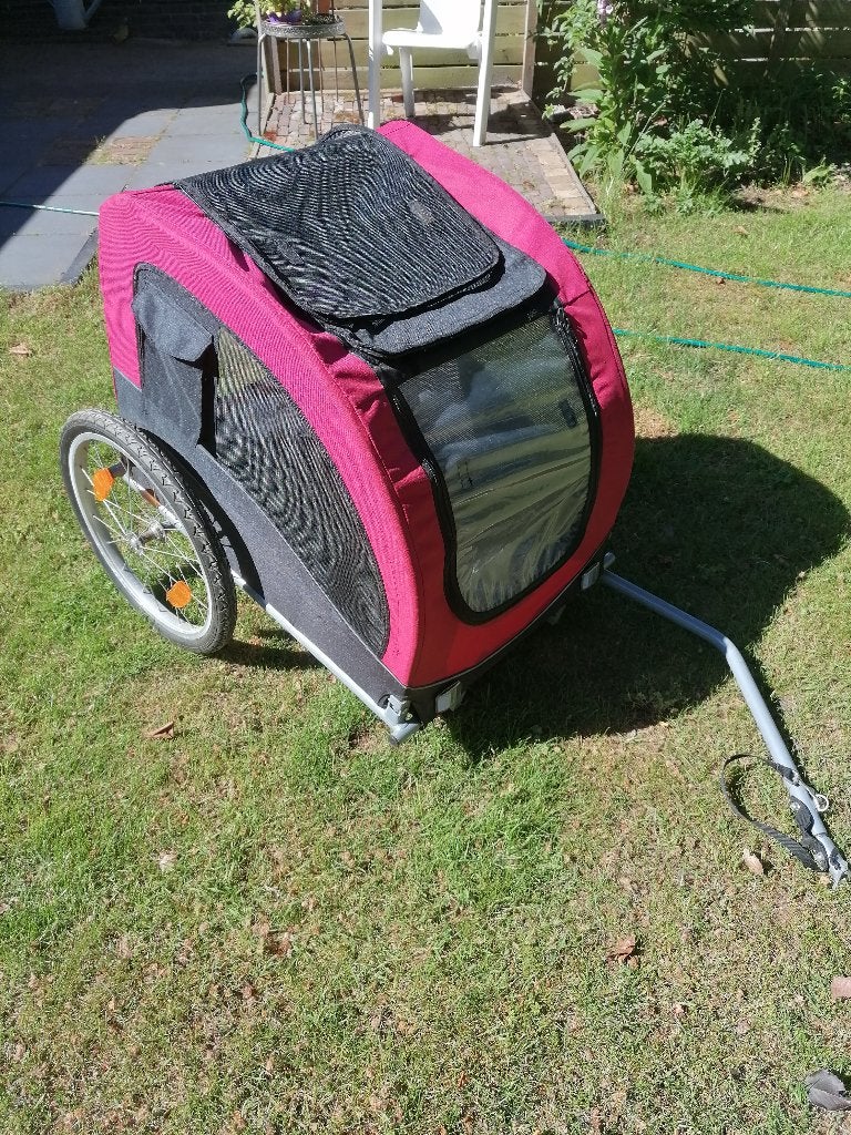 Trixie hondenfietskar, Ophalen, Gebruikt
