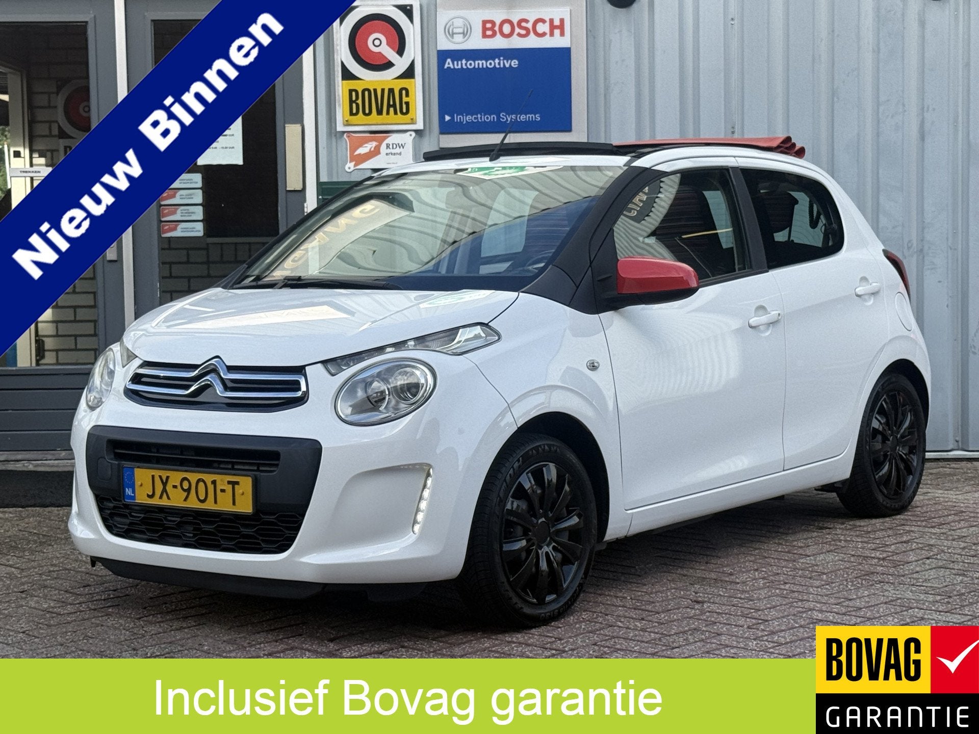 Citroën C1 1.0 e-VTi Airscape Feel | CABRIO | CAMERA | CARP, Voorwielaandrijving, Stof, Gebruikt, 4 stoelen
