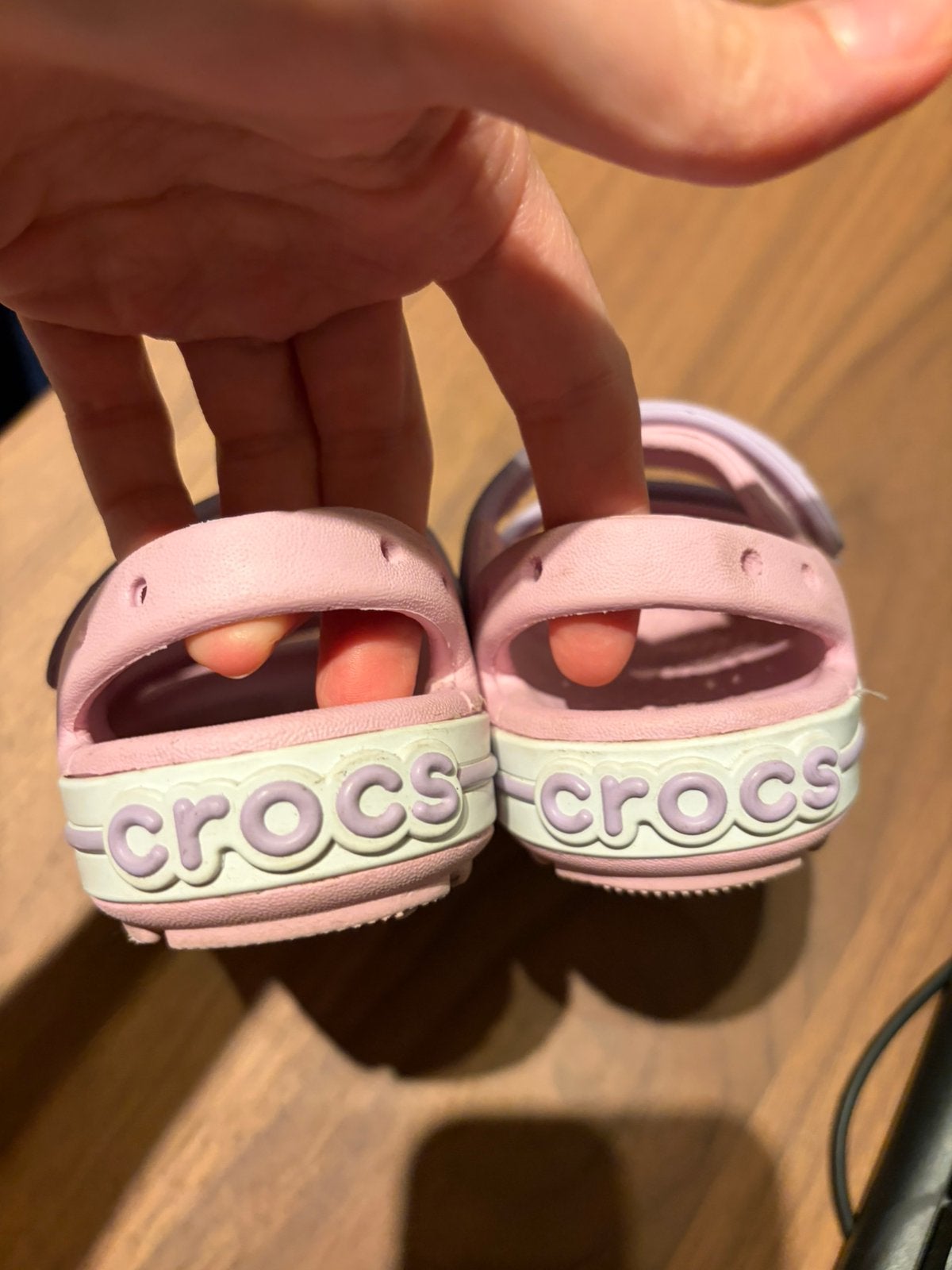 Baby Crocs Sandals - 19/20, Ophalen, Schoentjes, Jongetje of Meisje, Zo goed als nieuw
