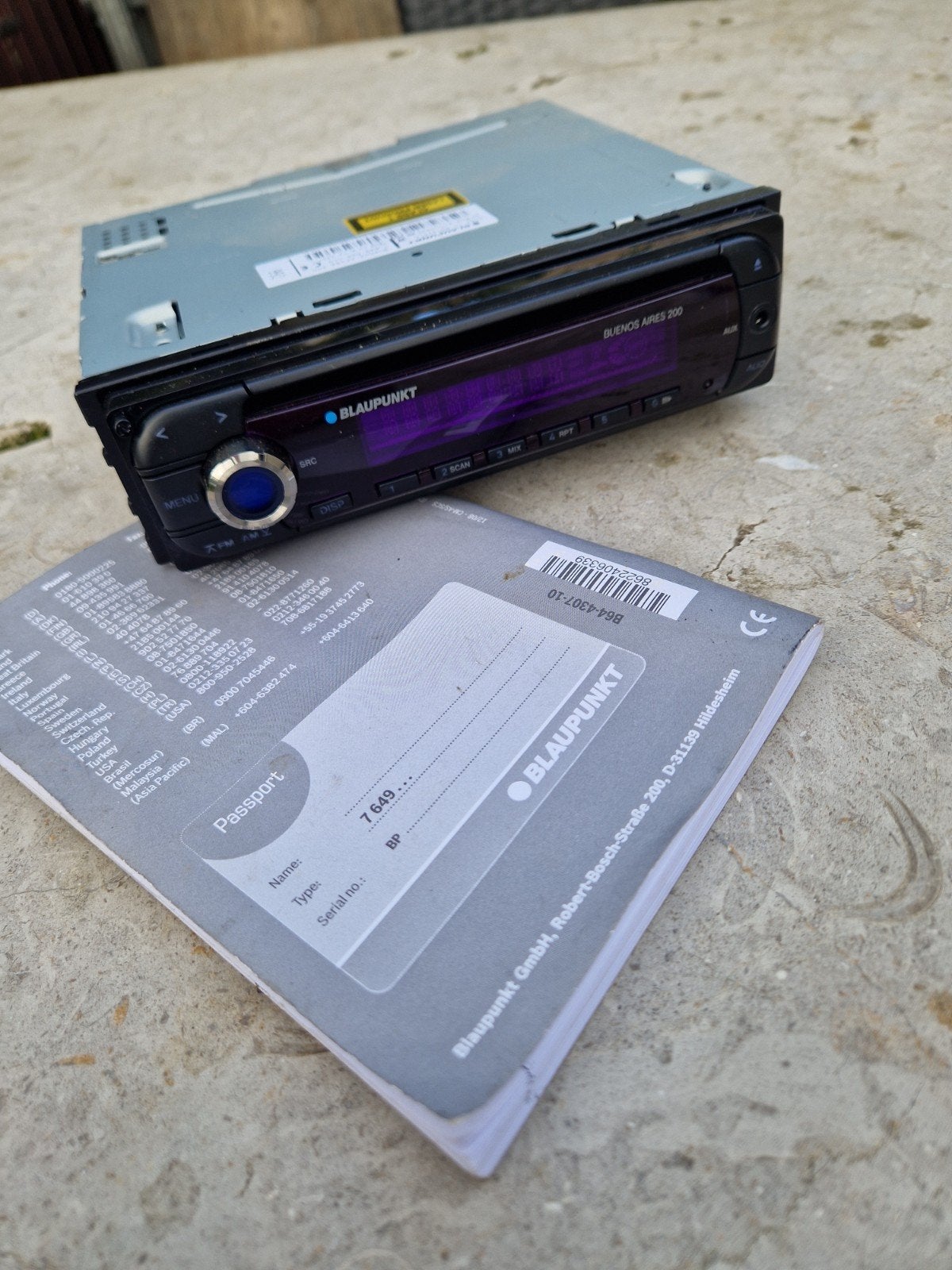 Blaupunkt buenos aires 200, Auto diversen, Autoradio's, Ophalen of Verzenden