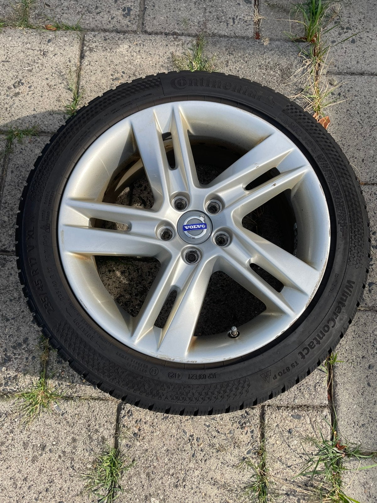 Winterwielen Volvo V60 plugin hybrid 2015 235/45 R17, Auto-onderdelen, Banden en Velgen, Ophalen, Gebruikt, Banden en Velgen, 17 inch