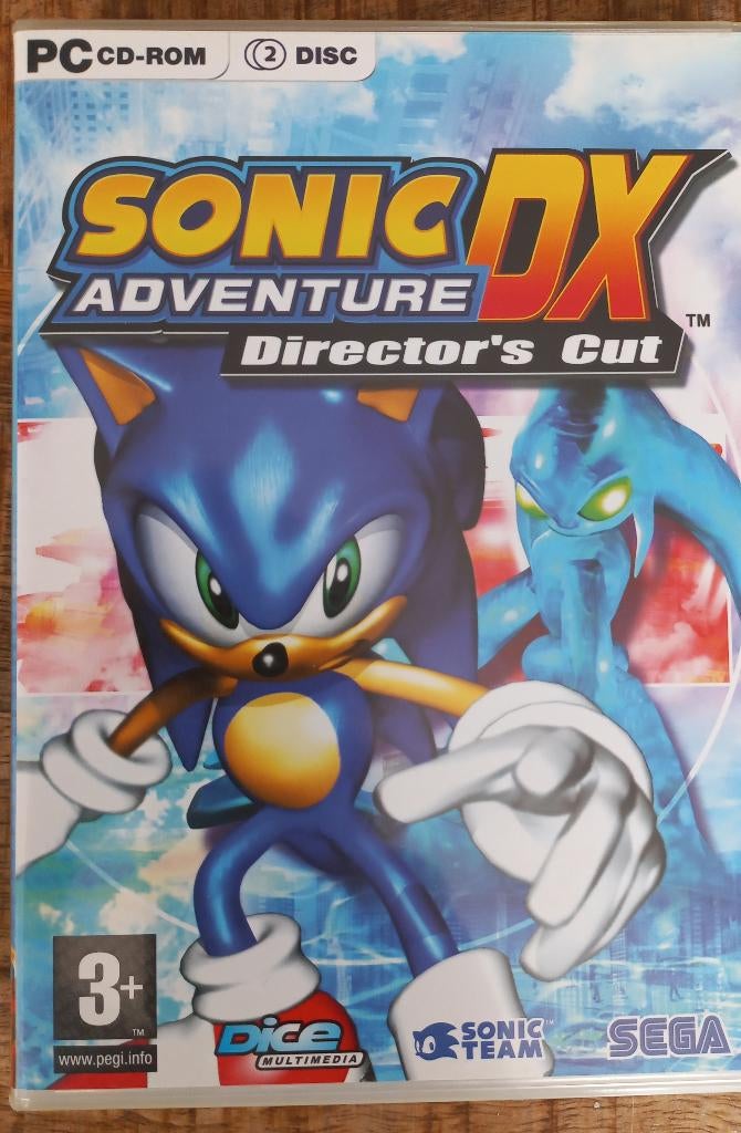 pc game SONIC DX, Spelcomputers en Games, Games | Pc, Avontuur en Actie, 1 speler, Eén computer, Ophalen of Verzenden