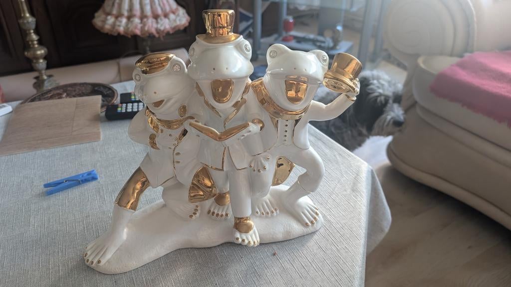 Bastiani Kikkers met Swarovski Steentjes, Ophalen, Zo goed als nieuw, Figuurtje
