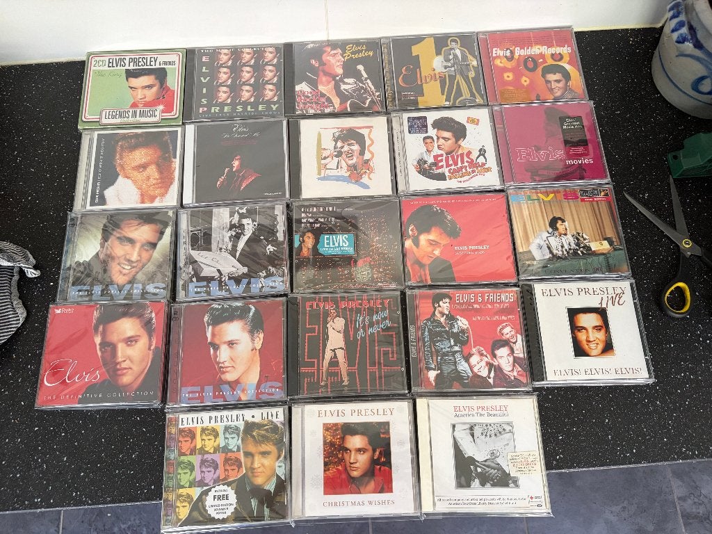 23 x Elvis Presley cd's, Ophalen of Verzenden, Zo goed als nieuw, Rock-'n-roll, Album