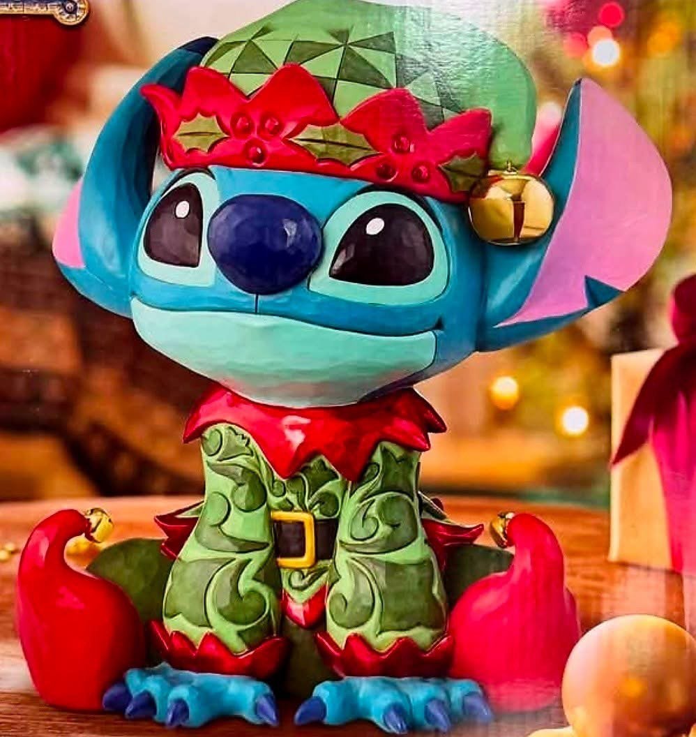 Disney Stitch Elf Traditions, Ophalen of Verzenden, Overige figuren, Nieuw, Beeldje of Figuurtje