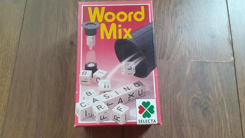 Woordmix, Vijf spelers of meer, Ophalen, Gebruikt, Selecta