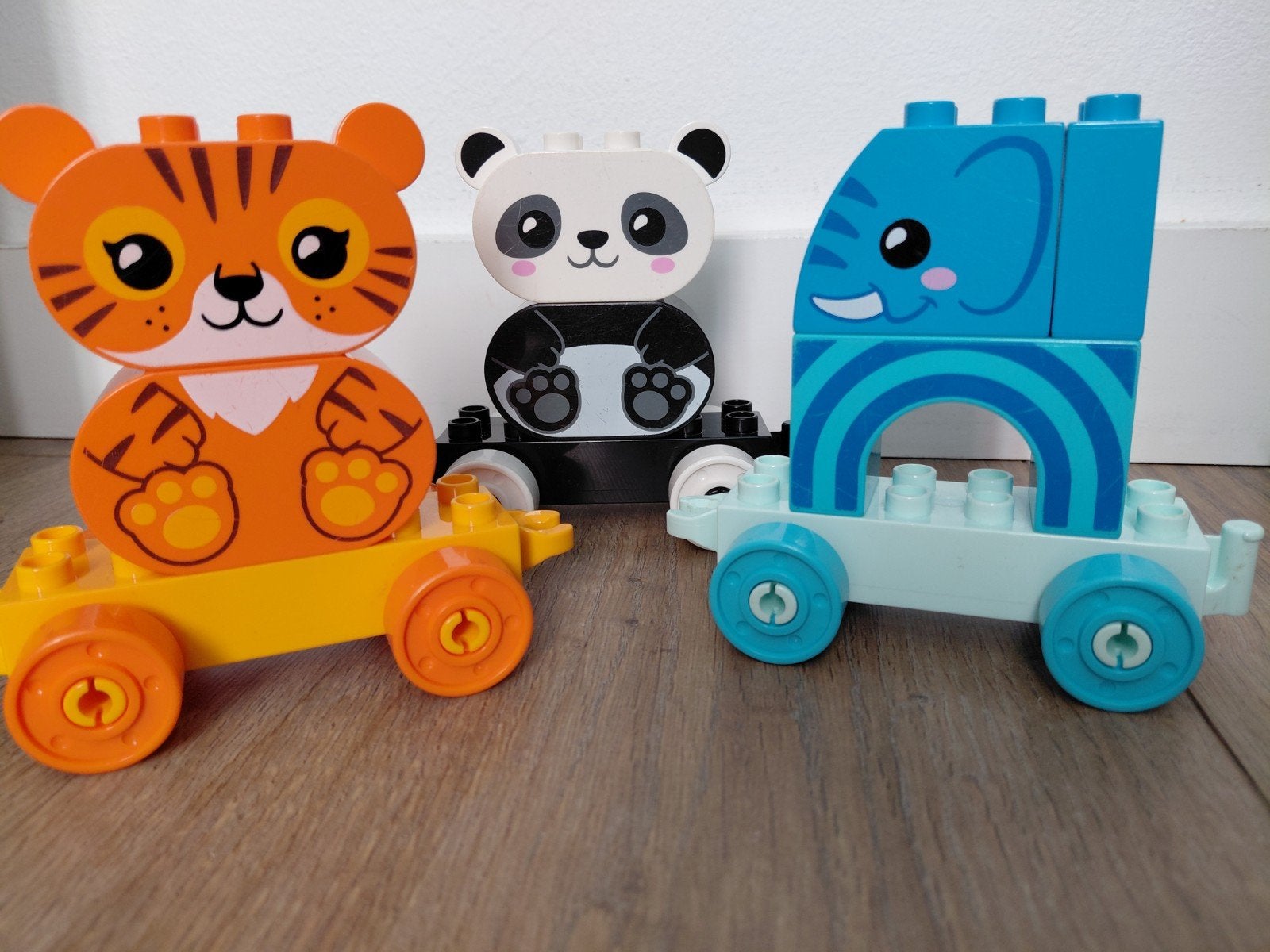 Lego Duplo Dieren Trein: Tijger, Panda, Olifant, Overige thema's, Ophalen of Verzenden, Zo goed als nieuw, Duplo