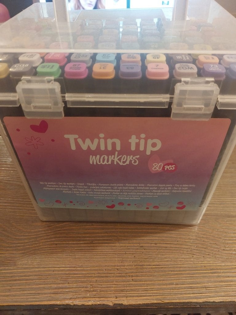 9	Twin Markers 80st, Ophalen of Verzenden, Nieuw, Potlood of Stift