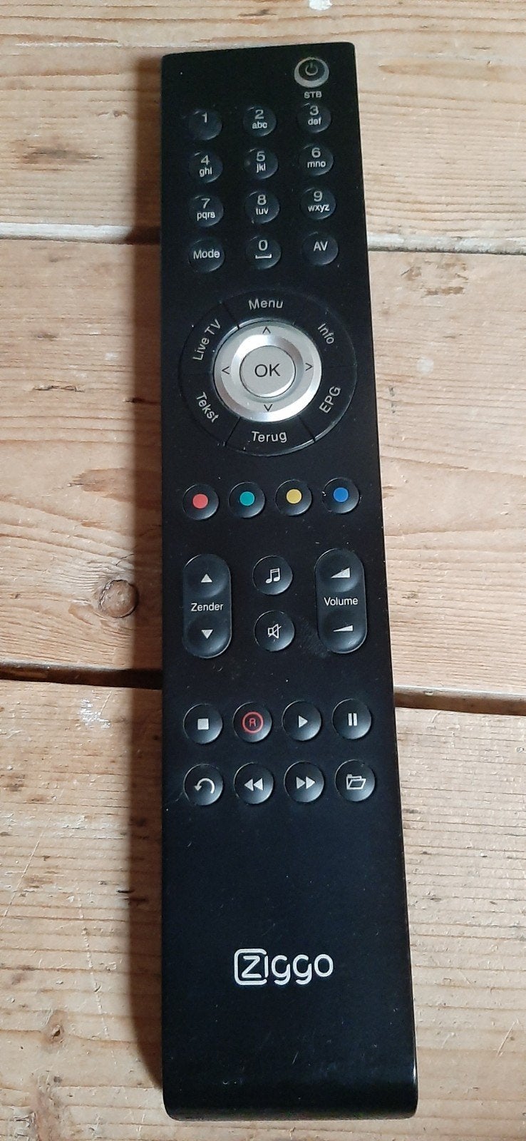 Ziggo afstandsbediening - Universeel en Gebruikt, Ophalen of Verzenden, Gebruikt, Universeel, Mediaspeler