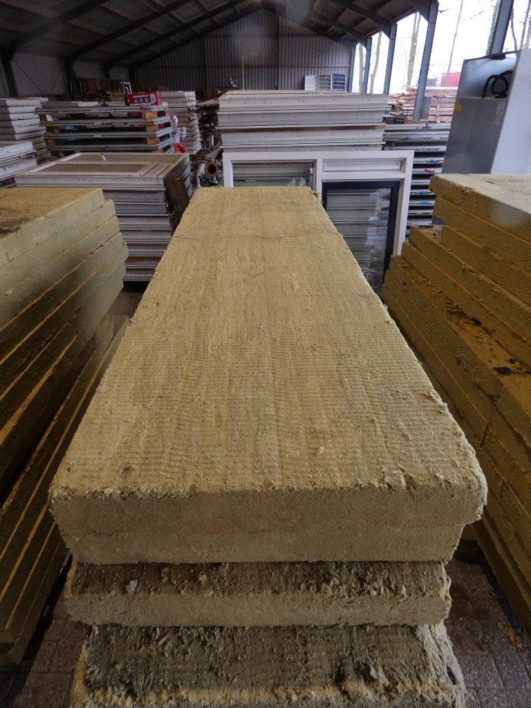Steenwol isolatie harde persing (9,5 cm dik), Ophalen, Gebruikt, Muurisolatie, Steenwol