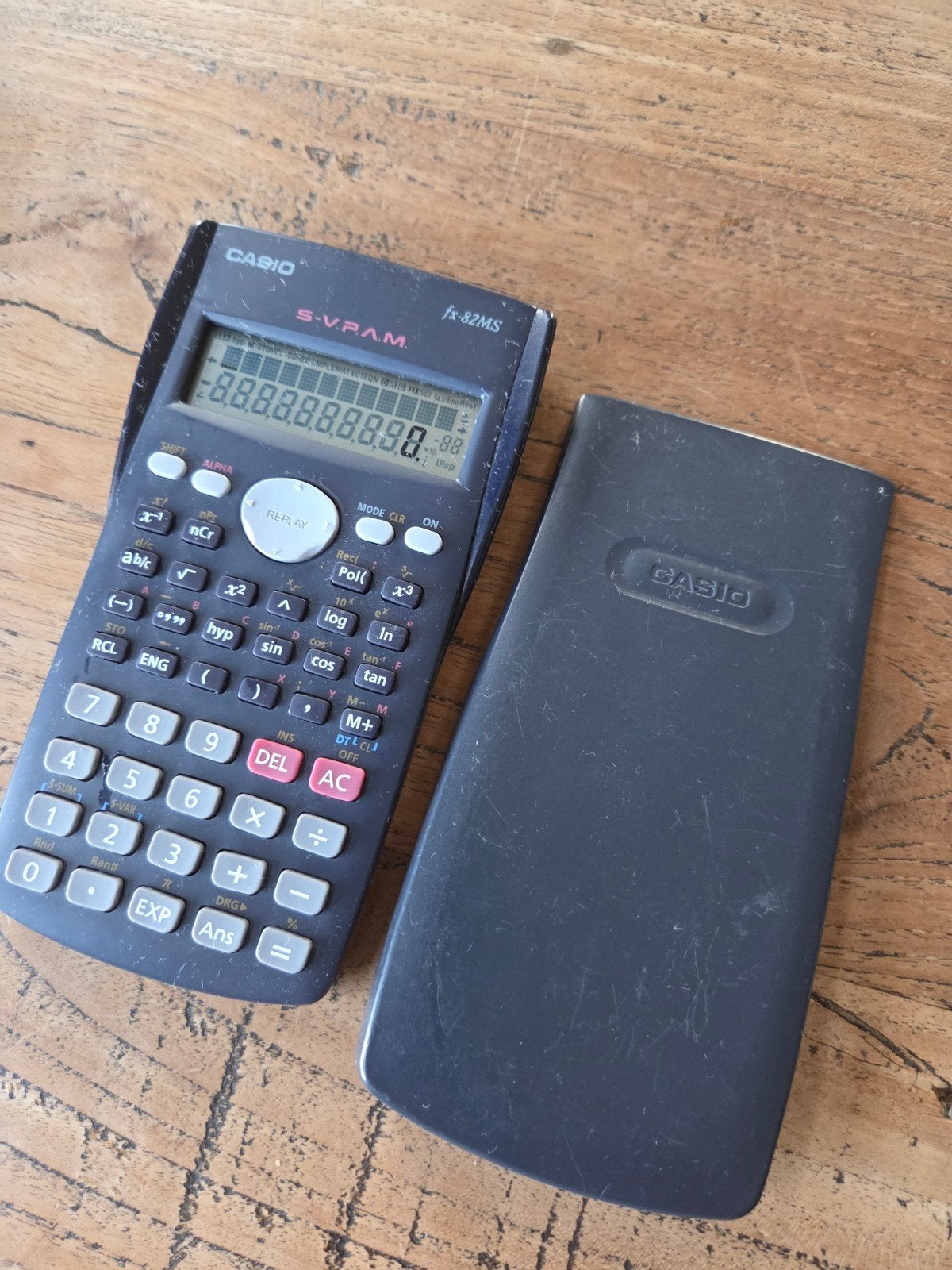 Casio fx 82MS, Ophalen