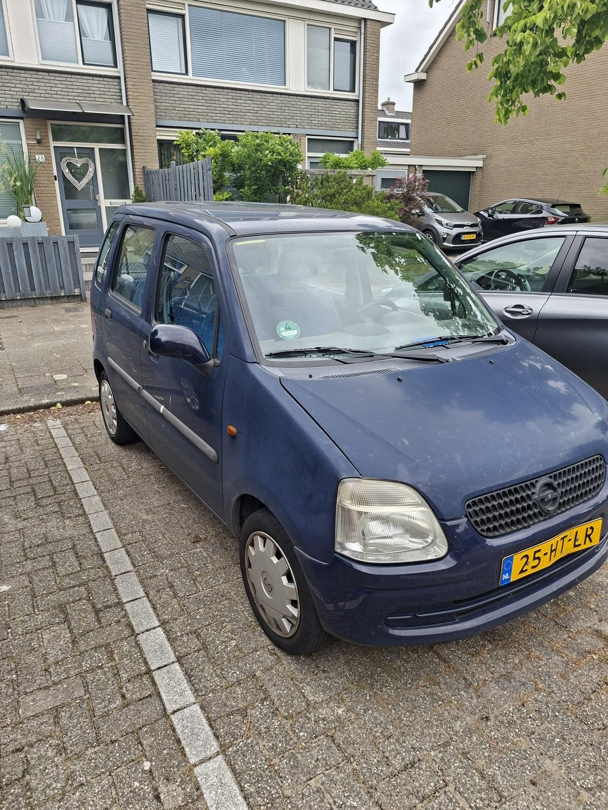 Opel Agila 1.0 I 12V 2001 Blauw, Auto's, Voorwielaandrijving, 31 €/maand, 973 cc, Origineel Nederlands