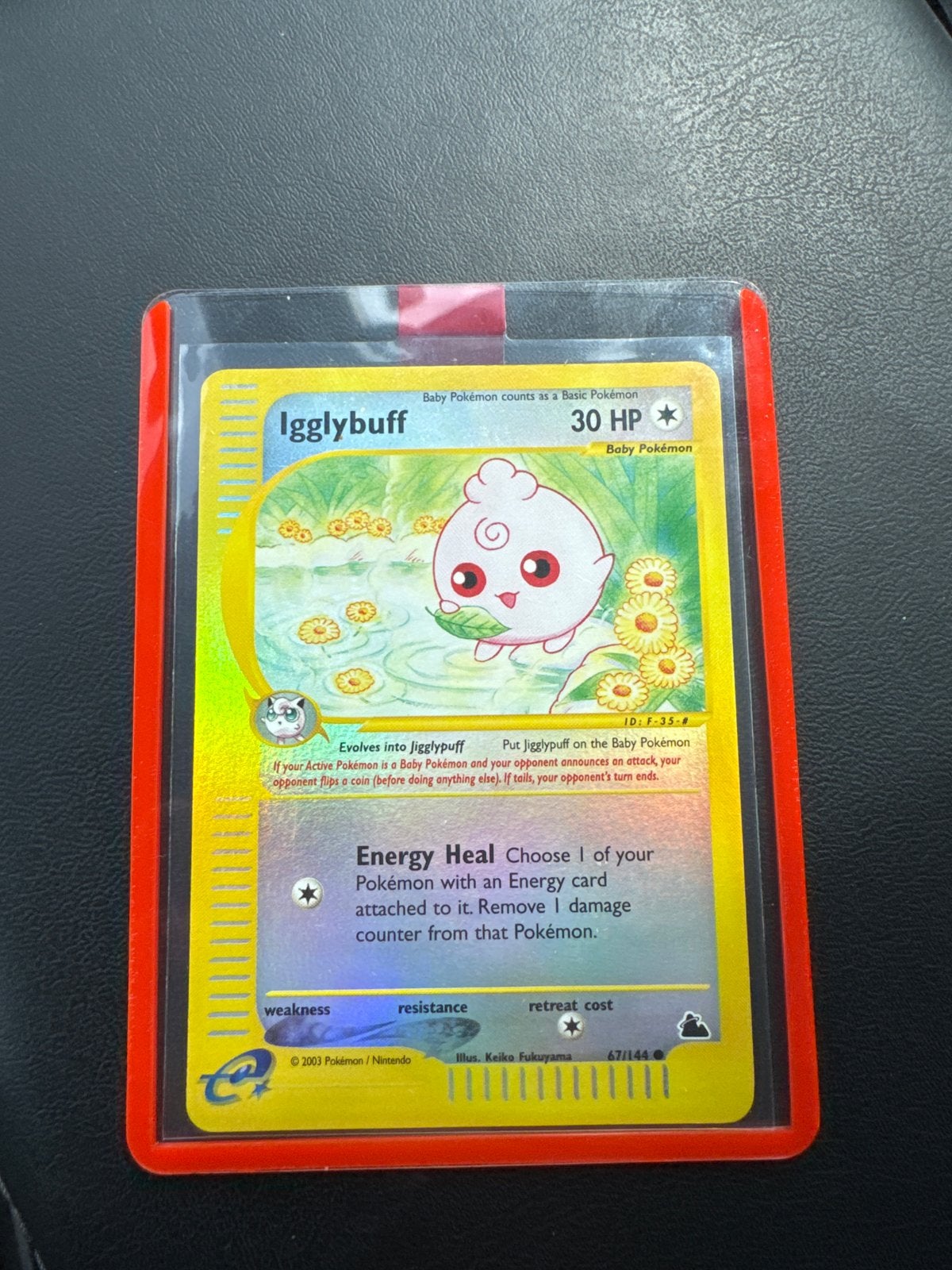 Igglybuff 67/144 Pokemon kaart - mogelijke 10, Hobby en Vrije tijd, Ophalen of Verzenden, Zo goed als nieuw, Losse kaart