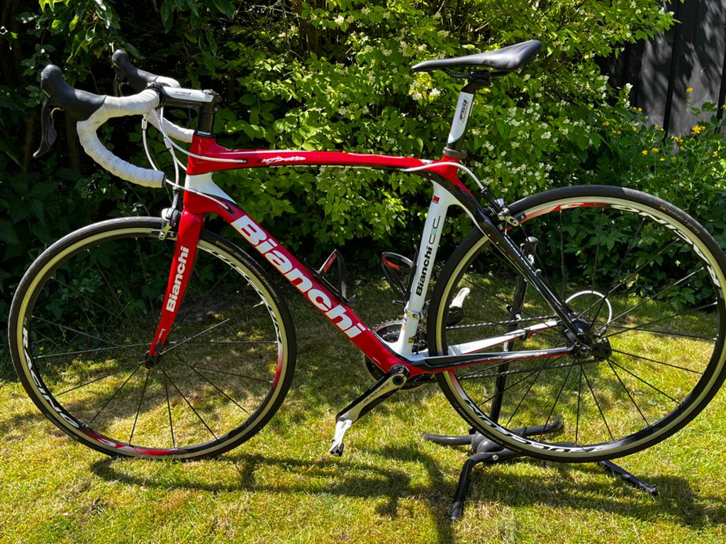 Bianchi Infinito, 53 cm- Dura-Ace-Full Carbon nette staat, 28 inch, Carbon, Heren, Zo goed als nieuw