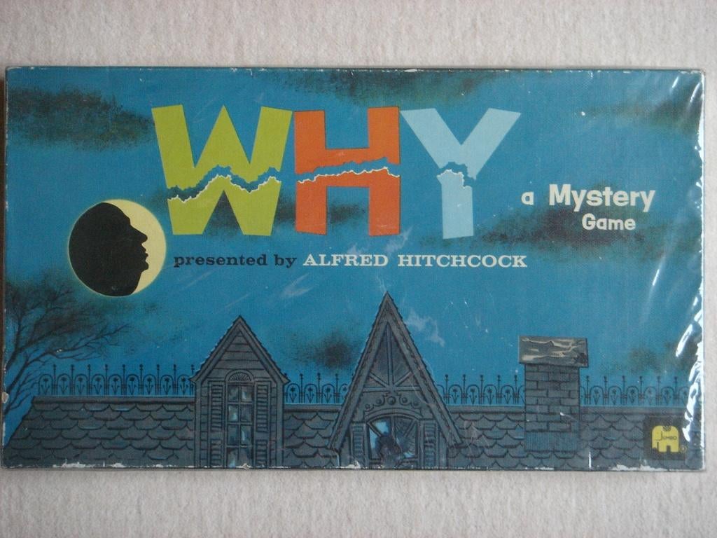 LEUK: WHY - A Mystery Game - Vintage/Retro spel, Een of twee spelers, Ophalen of Verzenden, Gebruikt, Jumbo