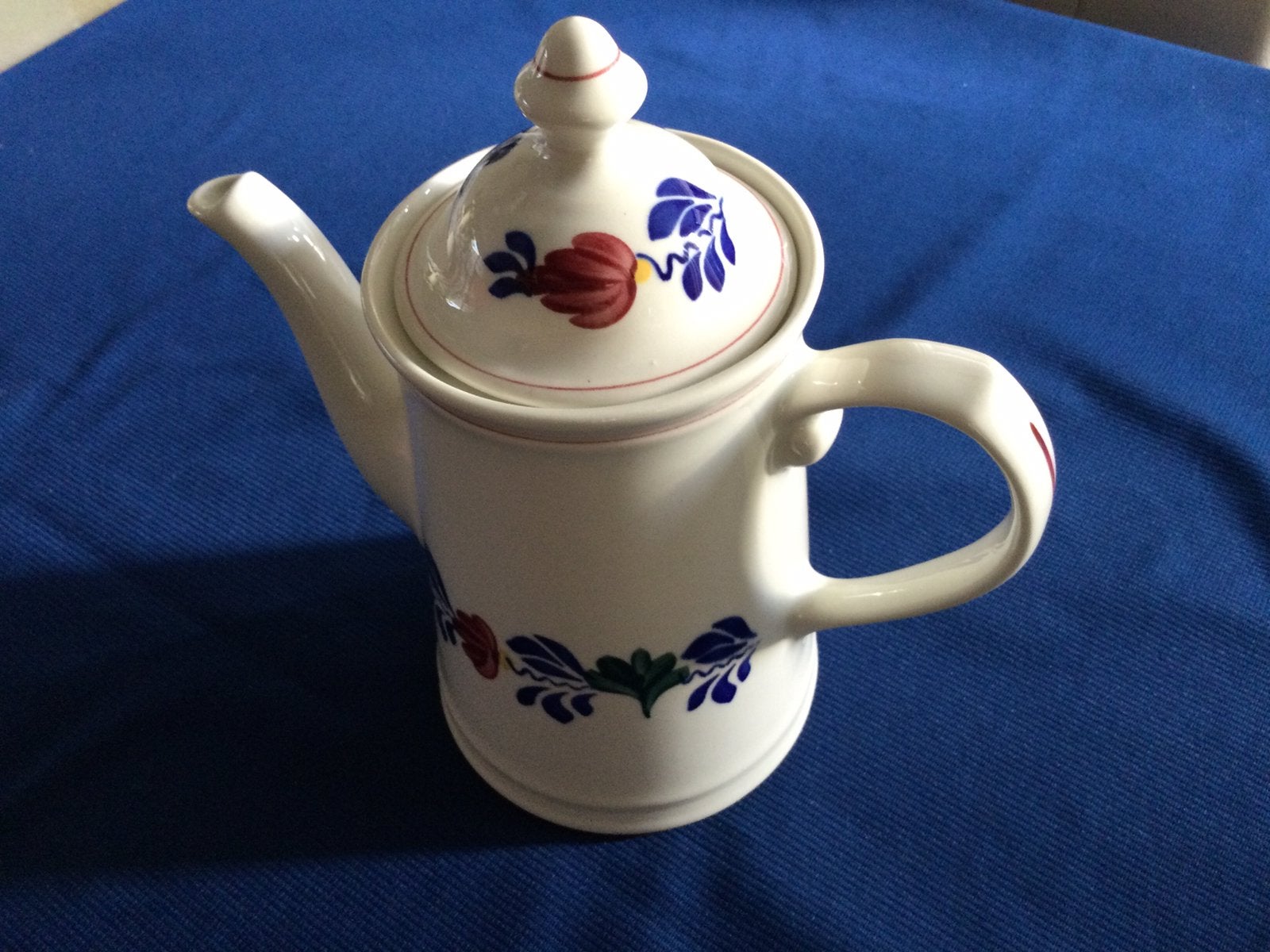 Boerenbont klassiek koffie kan/ theepot 16,5cm hoog als nw, Ophalen of Verzenden, Nieuw, Aardewerk, Overige typen