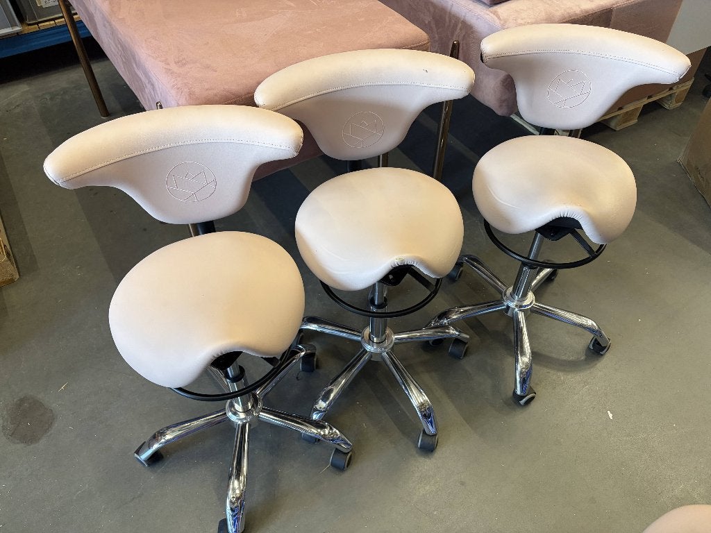 Tabouret, Ophalen, In hoogte verstelbaar, Gebruikt, Kunststof