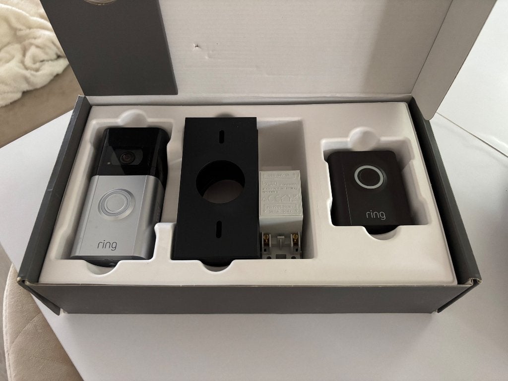 Ring deurbel, Ophalen, Bewegingsdetectiesensor, Zo goed als nieuw, Bedraad