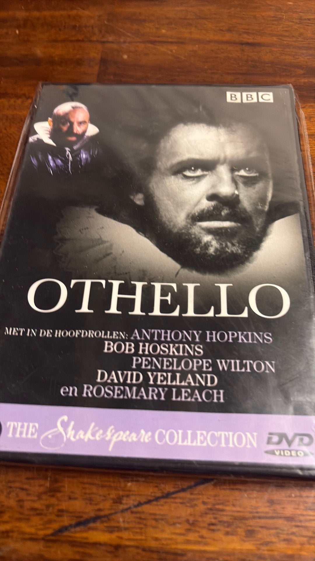 Othello DVD - The Shakespeare Collection met Anthony Hopkins, Vanaf 12 jaar, Ophalen of Verzenden, Gebruikt