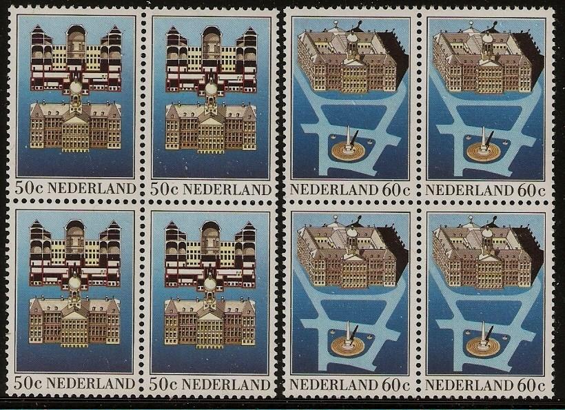 Nederland 1273-1274 blokken Paleis op de Dam., Verzenden, Postfris