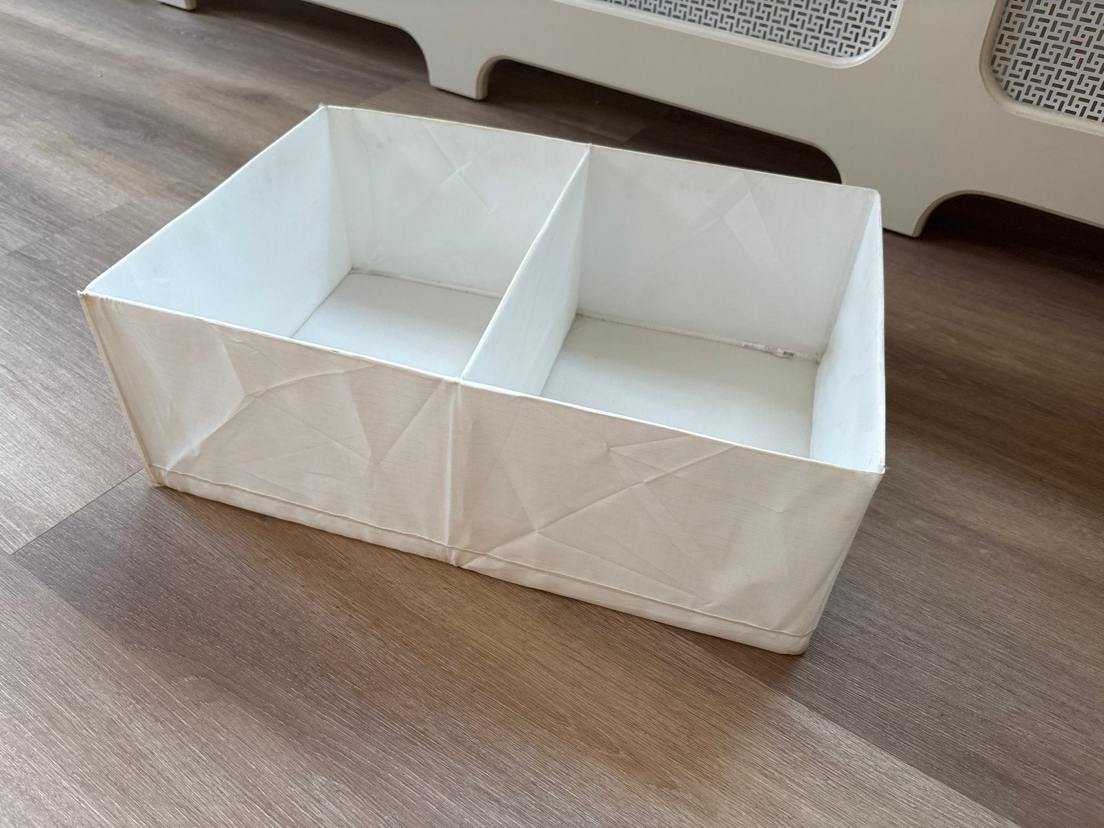 5 x IKEA STUK opbergbak met 2 vakken, Huis en Inrichting, Woonaccessoires | Kisten, Ophalen, Gebruikt, 5 – 50, Minder dan 50 cm