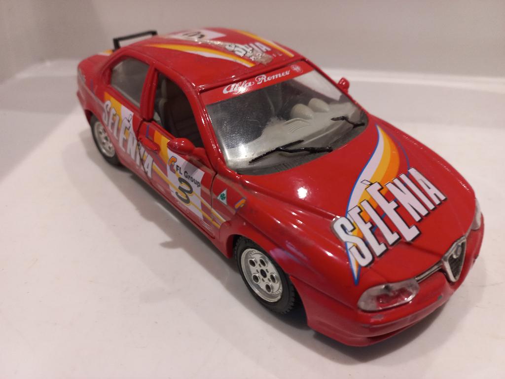 Alfa Romeo 156 Bburago 1:24 modelauto 142, Ophalen of Verzenden, Gebruikt, Auto, Bburago