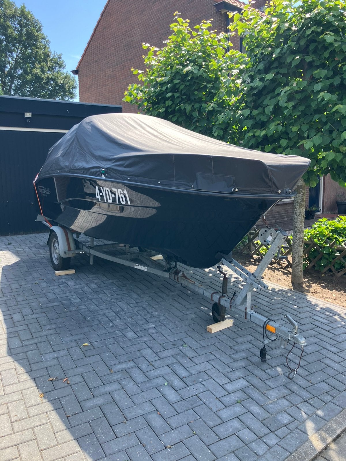 Consoleboot topcraft 455 met 40 pk (bj2022) met trailer, Ophalen, Gebruikt