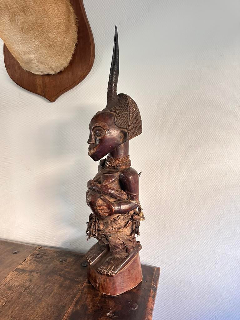 Songye fetisj Krachtbeeld Nkisi  collectie Matadi ca. 1920, Ophalen of Verzenden