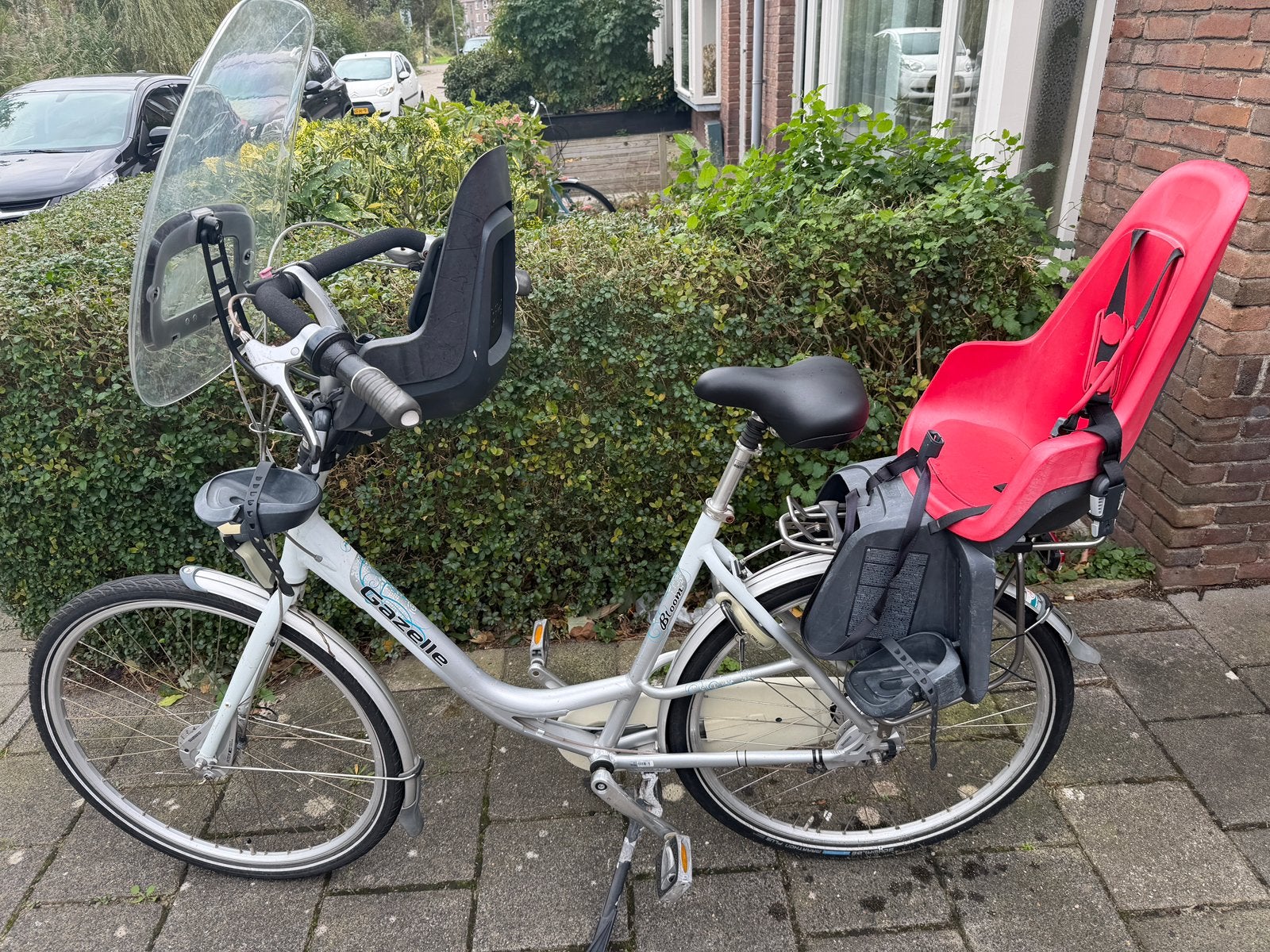 Gazelle Bloom mamafiets, Ophalen, 2 zitjes, Gebruikt, Versnellingen