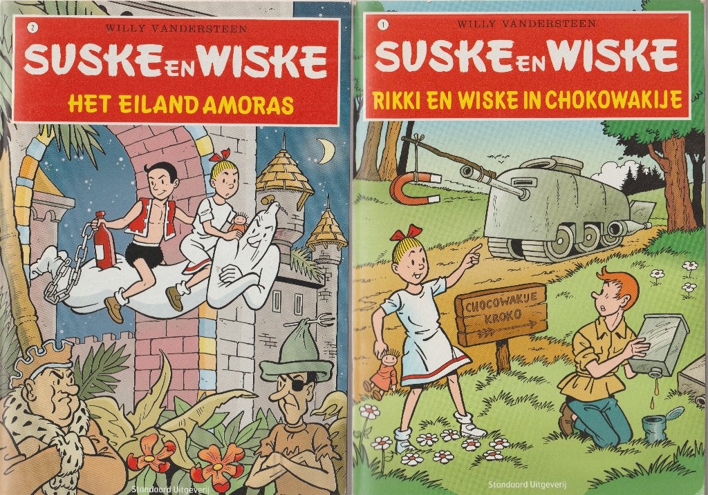 Suske en Wiske 1 t/m 12 compleet uitgave van de Kranten, Complete serie of reeks, Ophalen of Verzenden, Zo goed als nieuw