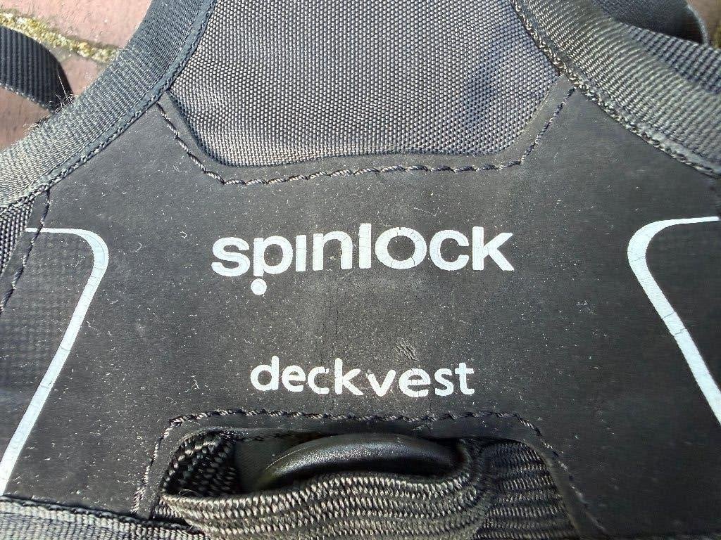 Spinlock Deckvest 150N + lifeline (met 2 haken), Ophalen of Verzenden, Gebruikt, Dame of Heer, Reddingsvest of Zwemvest