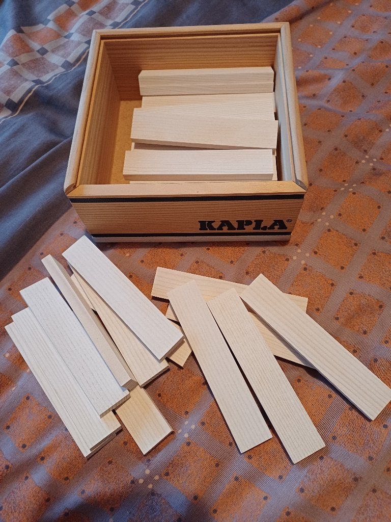 Kapla - 40 pieces, witte plankjes, Kinderen en Baby's, Ophalen, Nieuw