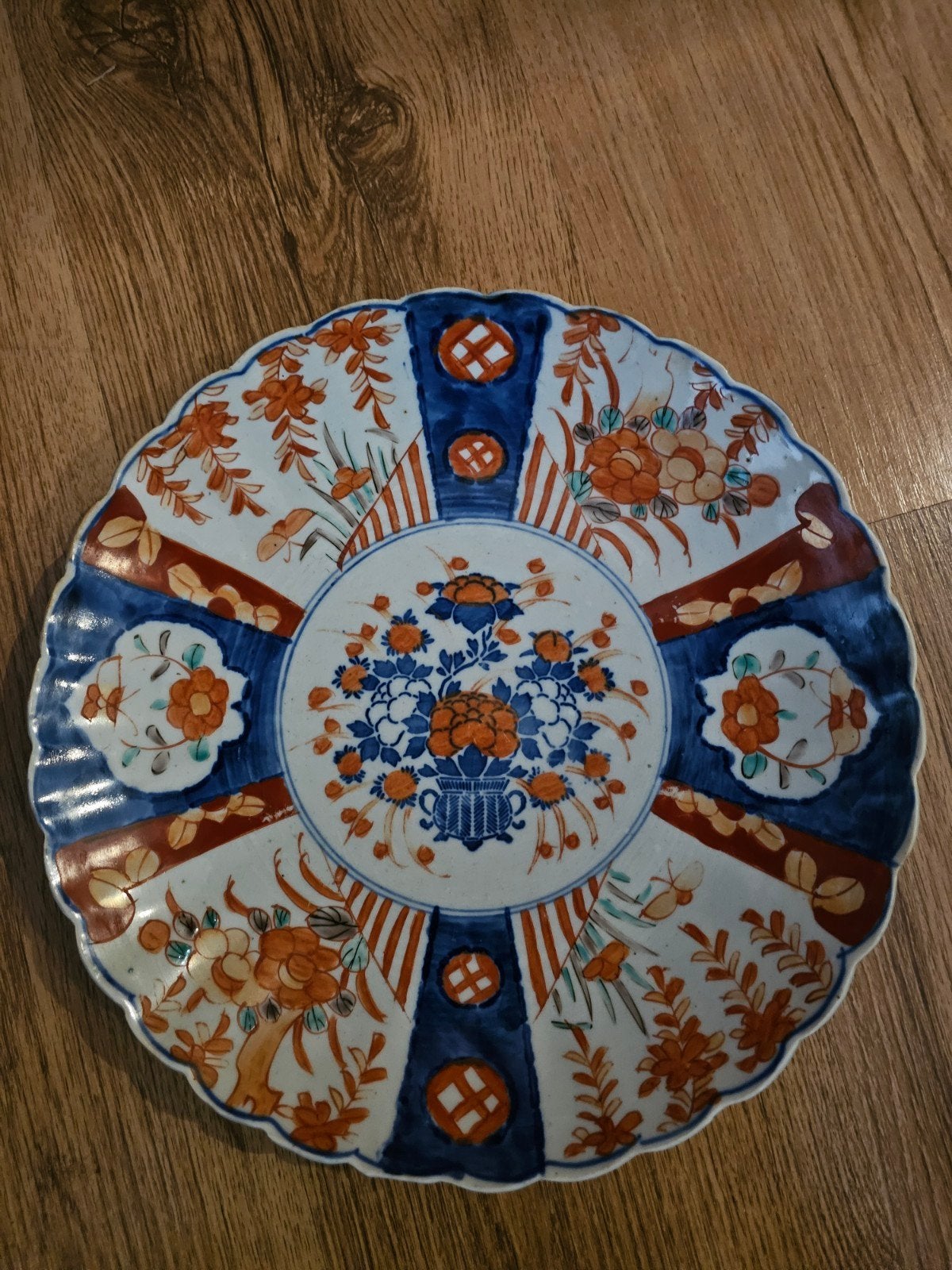 Prachtig Japans Imari Wandbord - Handgeschilderd, Antiek en Kunst, Ophalen