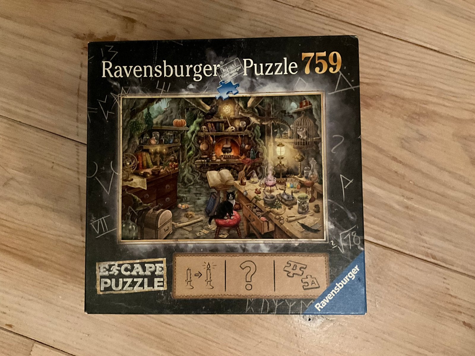 Ravensburger escape puzzel, Ophalen of Verzenden, 500 t/m 1500 stukjes, Zo goed als nieuw, Legpuzzel