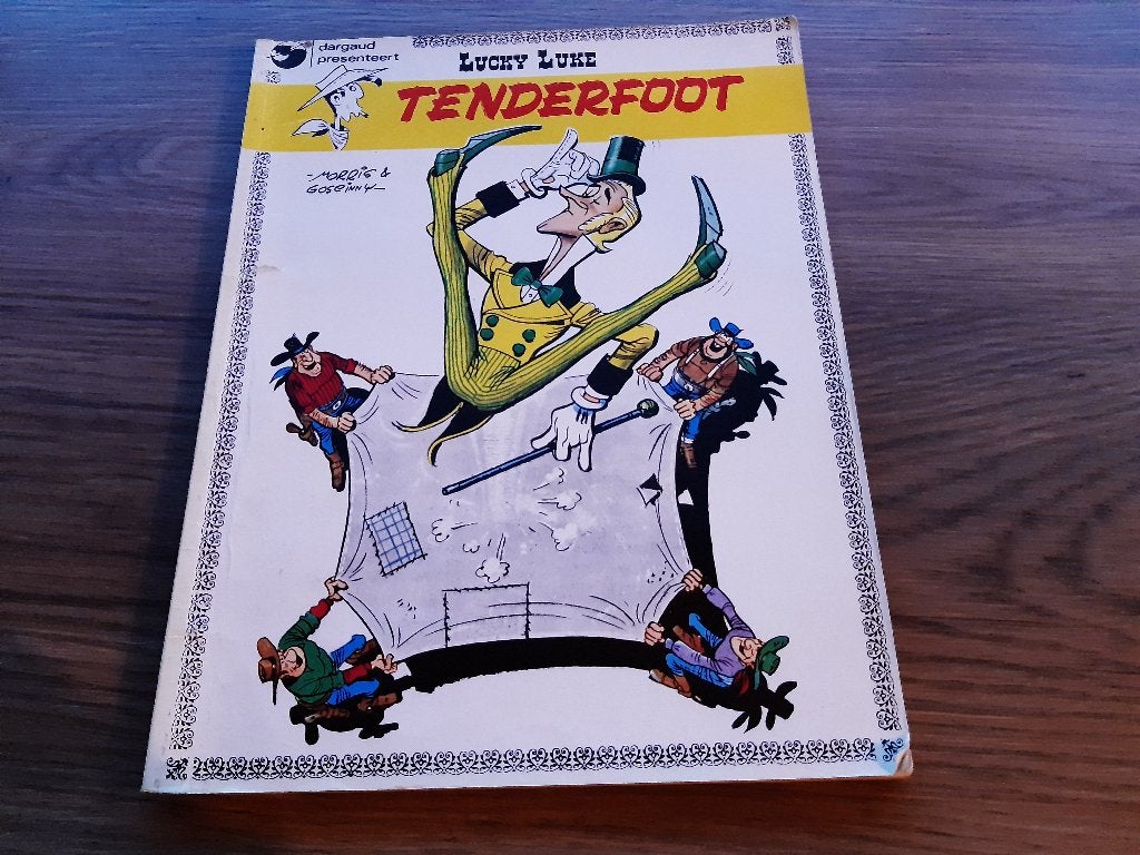 Lucky Luke Tenderfoot 1968, Eén stripboek, Ophalen of Verzenden, Gelezen