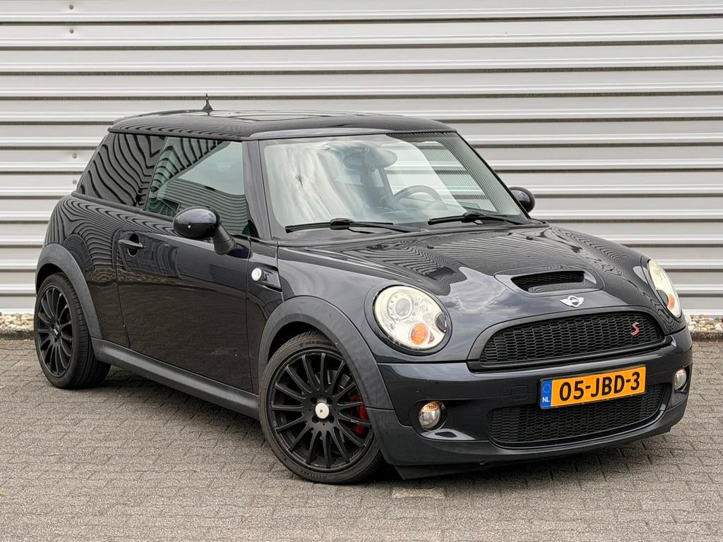 Mini 1.6 16V Cooper S 128KW 2008 Zwart, Voorwielaandrijving, Zwart, 4 cilinders, Leder