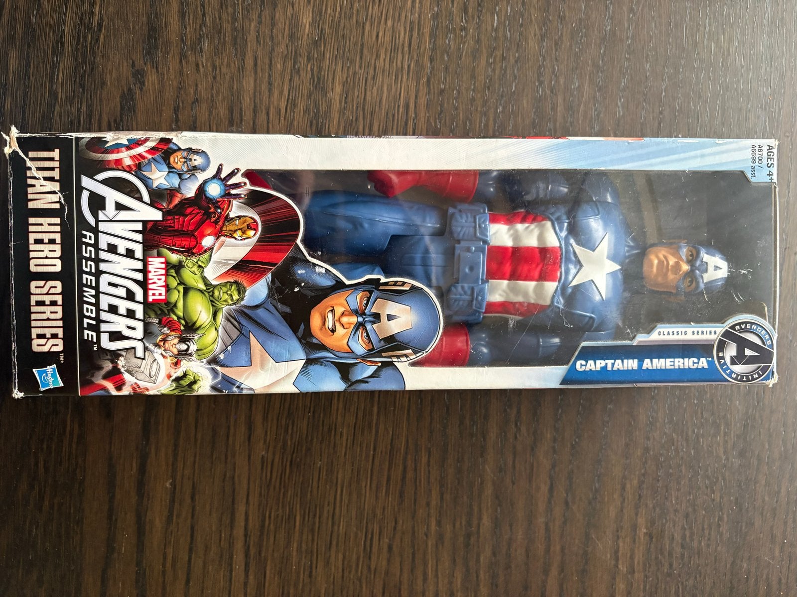 Captain America actiefiguur - Marvel Avengers Titan Hero, Ophalen of Verzenden, Zo goed als nieuw
