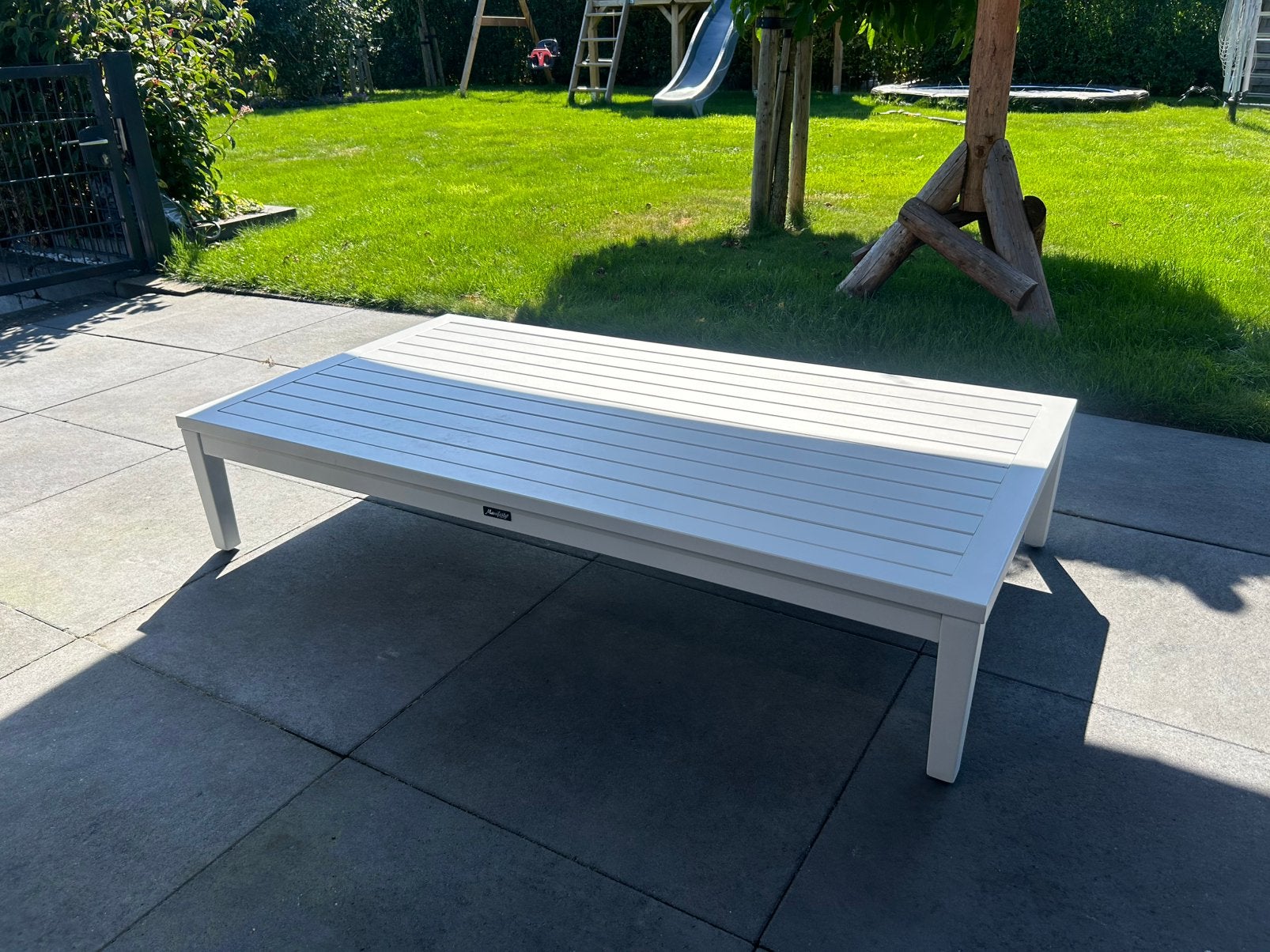 Manifesto Valero lounge tuintafel 140x75, Ophalen, Gebruikt, Rechthoekig, Metaal