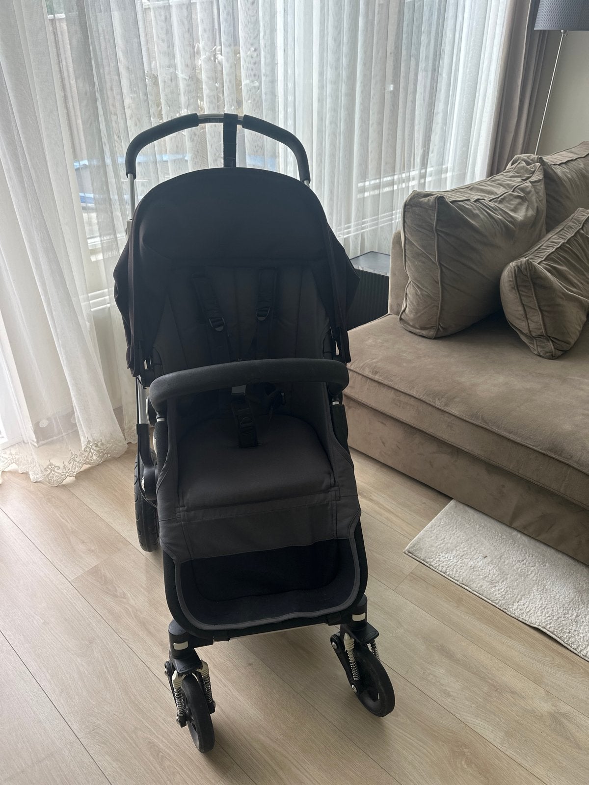 Bugaboo Cameleon 3 kinderwagen grijs met ligbak, Gebruikt, Bugaboo, Ophalen of Verzenden, Combiwagen