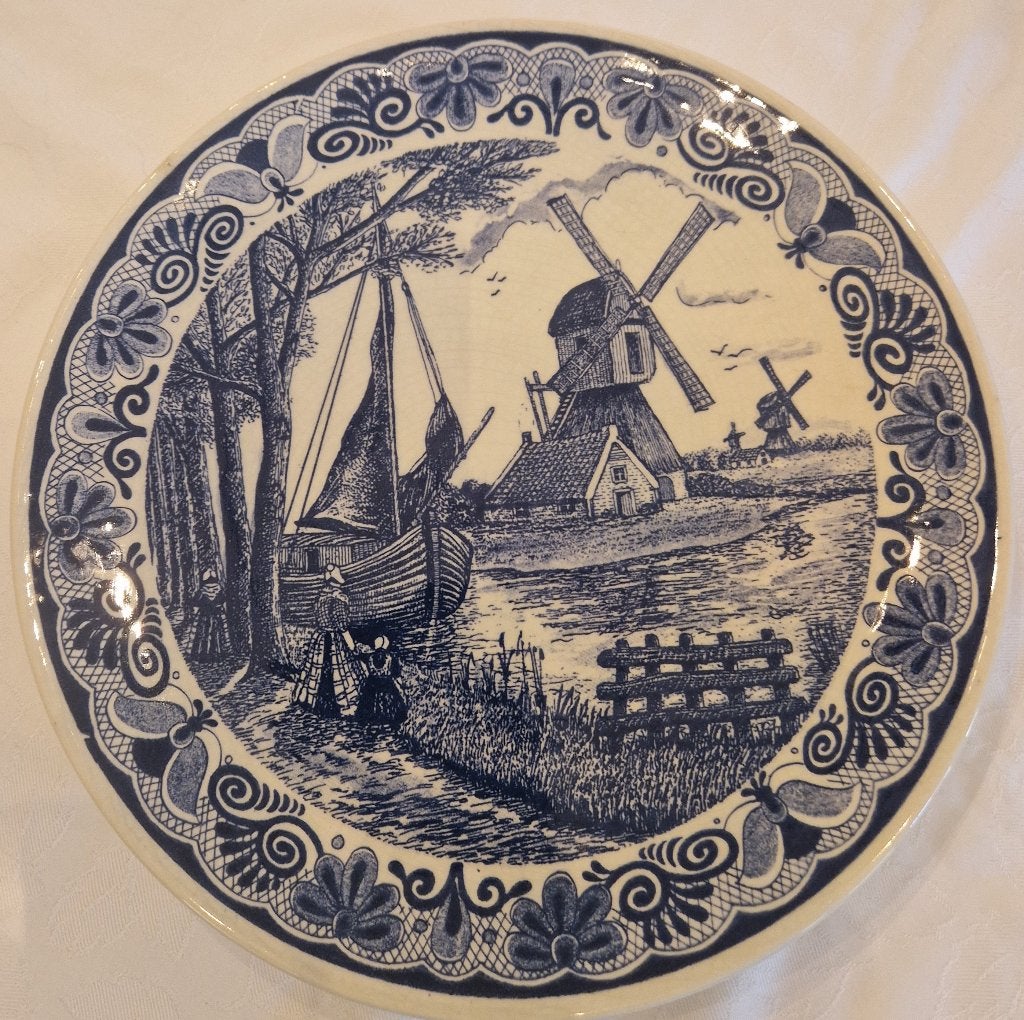 Delftsblauw wandbord, Ophalen