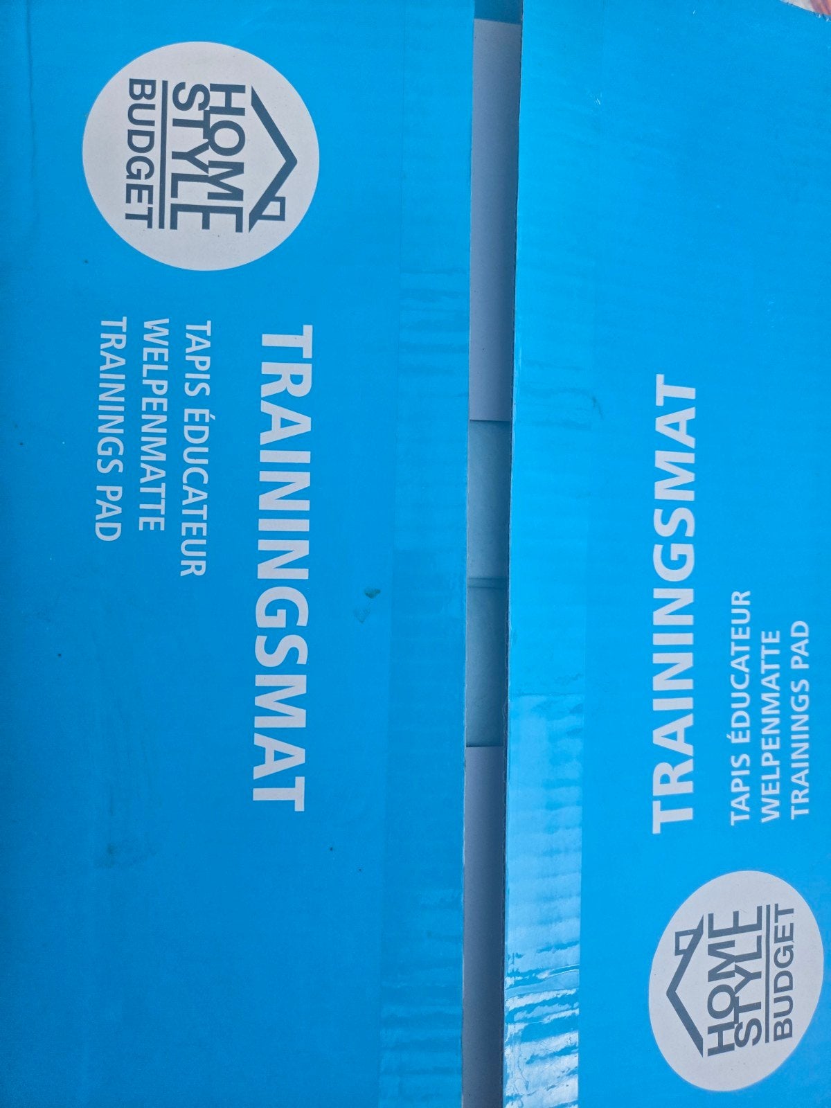 Trainings mat /doos vol, Ophalen