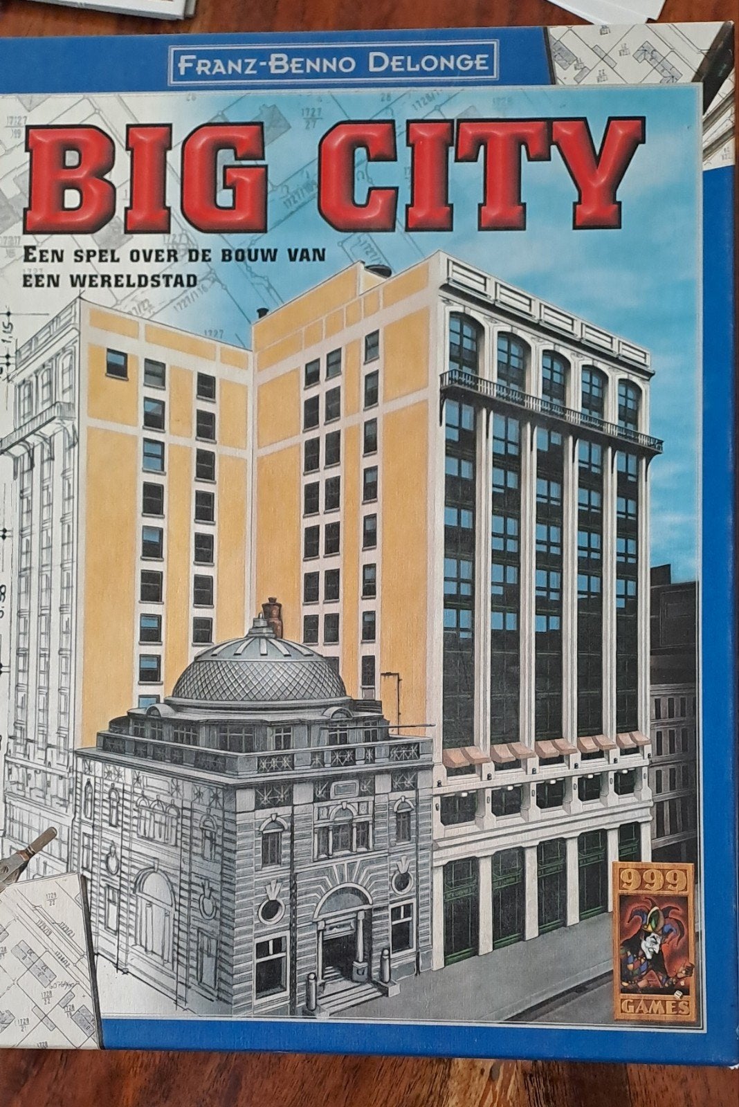 Big City bordspel  uit folie, maar nieuw, Hobby en Vrije tijd, Drie of vier spelers, Ophalen of Verzenden, Nieuw, 999 Games