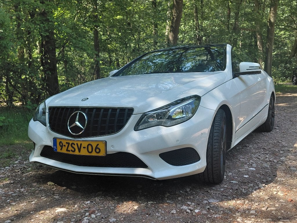 Mercedes-Benz E-Klasse E200 Cabrio A7 2014 Wit, Auto's, Mercedes-Benz, Achterwielaandrijving, 1800 kg, Zwart, 4 cilinders