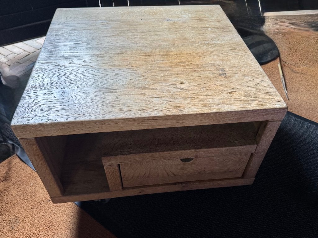 salontafel, Huis en Inrichting, Tafels | Salontafels, Ophalen, Gebruikt, 50 tot 100 cm, 50 tot 100 cm