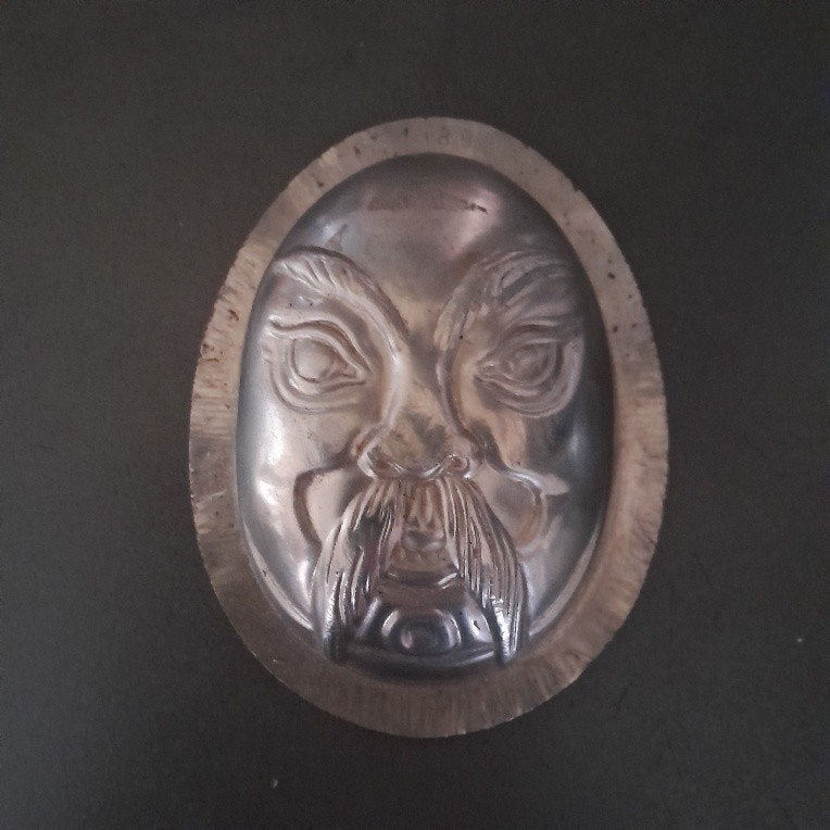 Chocoladevorm oud chinees gezicht, Antiek en Kunst, Ophalen of Verzenden
